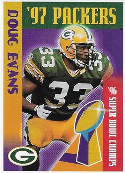 1997 Green Bay Packers Police - Waukesha County Sheriff's Department #14 Doug Evans Front