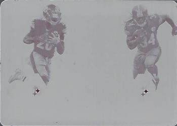2017 Panini Unparalleled - Perfect Pairs Printing Plates Magenta #PA-14 Le'Veon Bell / DeAngelo Williams Front
