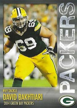 2014 Green Bay Packers Police - Fond du Lac Police Department, The Cops 4 Kids Foundation #8 David Bakhtiari Front