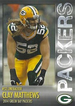 2014 Green Bay Packers Police - Fond du Lac Police Department, The Cops 4 Kids Foundation #14 Clay Matthews Front