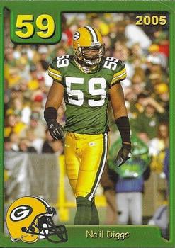 2005 Green Bay Packers Police - Portage County Sheriff's Department #10 Na'il Diggs Front
