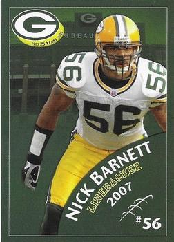 2007 Green Bay Packers Police - Portage County Sheriffs Department #17 Nick Barnett Front