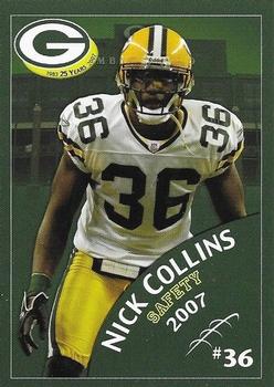 2007 Green Bay Packers Police - Portage County Sheriffs Department #20 Nick Collins Front