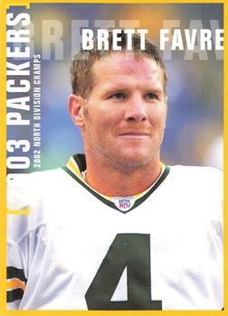 2003 Green Bay Packers Police - Portage County Sheriff's Department and Plover Police #2 Brett Favre Front