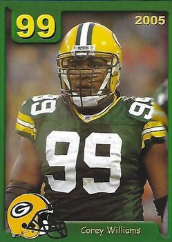2005 Green Bay Packers Police - Jefferson County Sheriff #20 Corey Williams Front