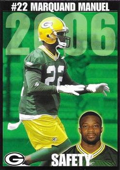 2006 Green Bay Packers Police - New Richmond Clinic, Kids Company Inc., Farm & Home, New Richmond Police Department #6 Marquand Manuel Front