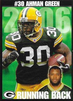 2006 Green Bay Packers Police - New Richmond Clinic, Kids Company Inc., Farm & Home, New Richmond Police Department #7 Ahman Green Front