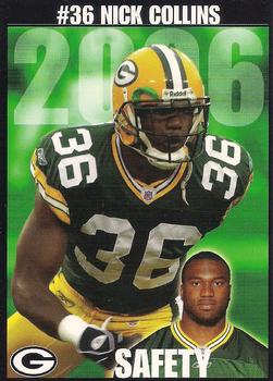 2006 Green Bay Packers Police - Town of Brookfield Police Department #11 Nick Collins Front