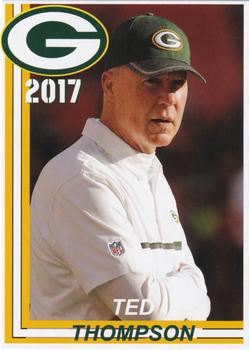 2017 Green Bay Packers Police - Amery Police Department #1 Ted Thompson Front