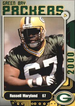2000 Green Bay Packers Police - Racine County D.A.R.E. Program #12 Russell Maryland Front