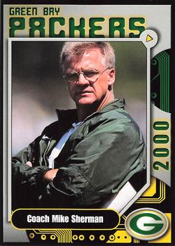 2000 Green Bay Packers Police - Larry Fritsch Cards, Inc., Stevens Point and the Town of Hull (Portage County) Fire Dept. #2 Mike Sherman Front