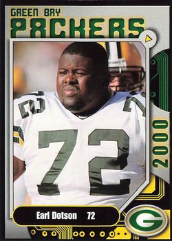 2000 Green Bay Packers Police - Larry Fritsch Cards, Inc., Stevens Point and the Town of Hull (Portage County) Fire Dept. #4 Earl Dotson Front