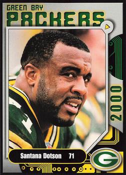 2000 Green Bay Packers Police - Larry Fritsch Cards, Inc., Stevens Point and the Town of Hull (Portage County) Fire Dept. #5 Santana Dotson Front