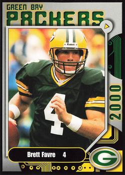 2000 Green Bay Packers Police - Larry Fritsch Cards, Inc., Stevens Point and the Town of Hull (Portage County) Fire Dept. #6 Brett Favre Front