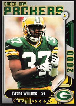 2000 Green Bay Packers Police - Larry Fritsch Cards, Inc., Stevens Point and the Town of Hull (Portage County) Fire Dept. #19 Tyrone Williams Front