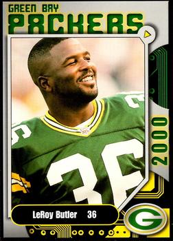 2000 Green Bay Packers Police - Watertown Lions Club, Watertown Police Department #3 LeRoy Butler Front