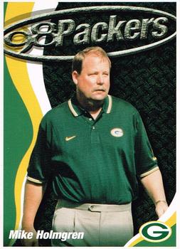 1998 Green Bay Packers Police - State Bank of Chilton, Chilton Police Department, Rod's Citgo Service and Car Wash #4 Mike Holmgren Front