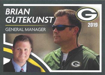 2019 Green Bay Packers Police - City of Brookfield Police Department #1 Brian Gutekunst Front