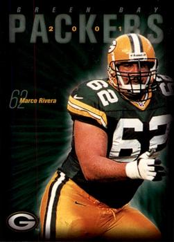 2001 Green Bay Packers Police - Larry Fritsch Cards,Stevens Point and the Town of Hull (Portage County) Fire Dept. #5 Marco Rivera Front