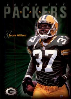 2001 Green Bay Packers Police - Larry Fritsch Cards,Stevens Point and the Town of Hull (Portage County) Fire Dept. #16 Tyrone Williams Front