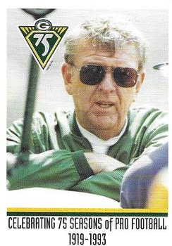 1993 Green Bay Packers Police - Oshkosh Northwestern, Oshkosh Noon Kiwanis, Oshkosh PD #1 Ron Wolf Front
