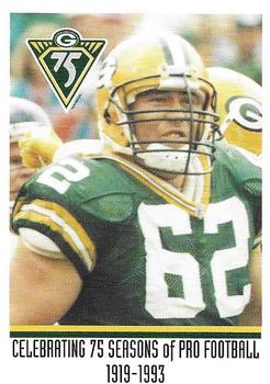 1993 Green Bay Packers Police - Oshkosh Northwestern, Oshkosh Noon Kiwanis, Oshkosh PD #4 Matt Brock Front