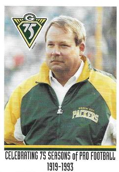 1993 Green Bay Packers Police - Oshkosh Northwestern, Oshkosh Noon Kiwanis, Oshkosh PD #5 Mike Holmgren Front