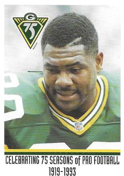 1993 Green Bay Packers Police - Oshkosh Northwestern, Oshkosh Noon Kiwanis, Oshkosh PD #18 Jackie Harris Front