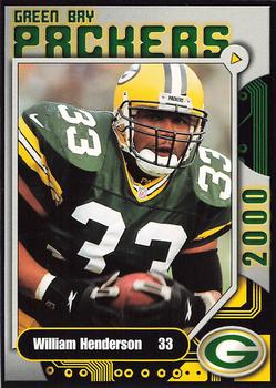 2000 Green Bay Packers Police - New Richmond Police Department #9 William Henderson Front