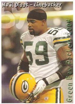 2004 Green Bay Packers Police - Doyles Farm & Home,New Richmond Kids Co.,New Richmond Clinic S.C,New Richmond Police Department #10 Na'il Diggs Front