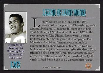 2007 TK Legacy Penn State Nittany Lions - Legend of Lenny Moore #LM2 Lenny Moore Back