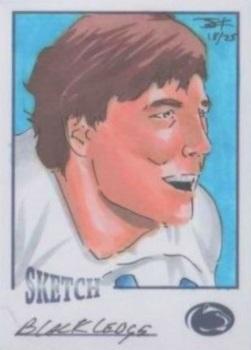 2007 TK Legacy Penn State Nittany Lions - Hand Drawn Sketches #NNO Todd Blackledge Front