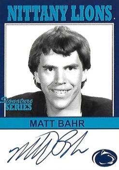 2007 TK Legacy Penn State Nittany Lions - Nittany Lions Autographs #P3 Matt Bahr Front