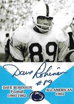 2007 TK Legacy Penn State Nittany Lions - All-American Autographs #AA18 Dave Robinson Front