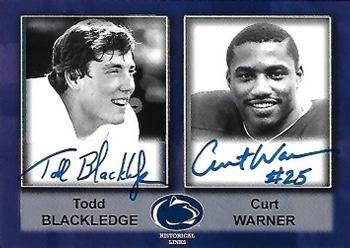 2007 TK Legacy Penn State Nittany Lions - Historical Links Autographs #HL5 Todd Blackledge / Curt Warner Front