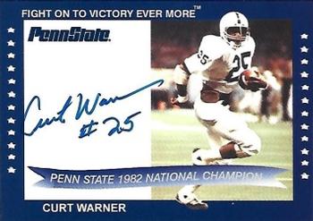 2007 TK Legacy Penn State Nittany Lions - National Champion Autographs #1982C Curt Warner Front