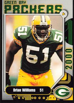 2000 Green Bay Packers Police - Wisconsin State Patrol,Progressive Auto Insurance #18 Brian Williams Front