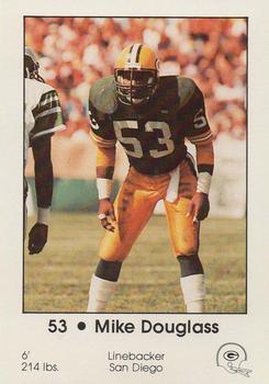 1983 Green Bay Packers Police - Your Local Law Enforcement Agency #NNO Mike Douglass Front