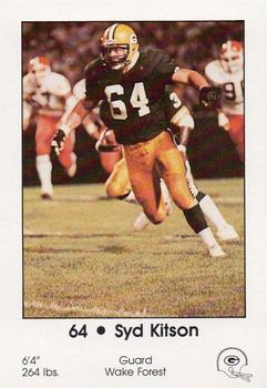 1983 Green Bay Packers Police - Your Local Law Enforcement Agency #NNO Syd Kitson Front