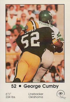 1983 Green Bay Packers Police - First Wisconsin Banks, Your Local Law Enforcement Agency #NNO George Cumby Front