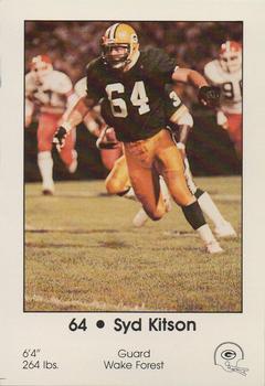 1983 Green Bay Packers Police - First Wisconsin Banks, Your Local Law Enforcement Agency #NNO Syd Kitson Front