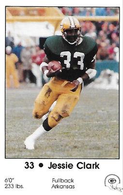 1984 Green Bay Packers Police - First Wisconsin Banks, Your Local Law Enforcement Agency #6 Jessie Clark Front