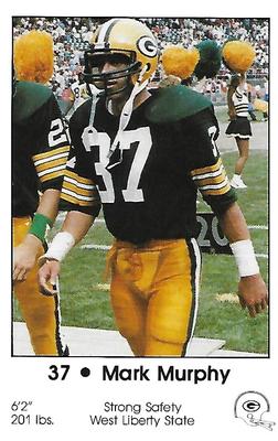 1984 Green Bay Packers Police - First Wisconsin Banks, Your Local Law Enforcement Agency #11 Mark Murphy Front