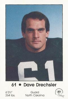 1984 Green Bay Packers Police - First Wisconsin Banks, Your Local Law Enforcement Agency #12 Dave Drechsler Front