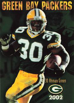 2002 Green Bay Packers Police - New Richmond Clinic S.C., GTK Service-Towing and Lockouts, Kids Company, New Richmond Police Department #1 Ahman Green Front