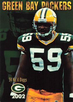 2002 Green Bay Packers Police - New Richmond Clinic S.C., GTK Service-Towing and Lockouts, Kids Company, New Richmond Police Department #13 Na'il Diggs Front