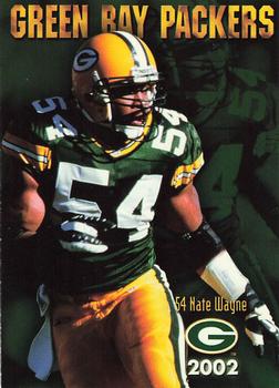 2002 Green Bay Packers Police - New Richmond Clinic S.C., GTK Service-Towing and Lockouts, Kids Company, New Richmond Police Department #14 Nate Wayne Front