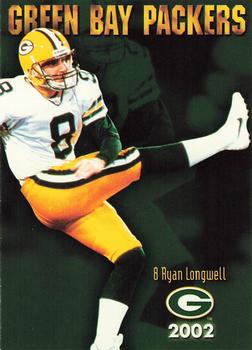 2002 Green Bay Packers Police - New Richmond Clinic S.C., GTK Service-Towing and Lockouts, Kids Company, New Richmond Police Department #16 Ryan Longwell Front
