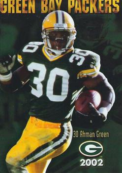 2002 Green Bay Packers Police - Racine County D.A.R.E. Program #1 Ahman Green Front