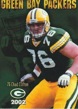 2002 Green Bay Packers Police - Racine County D.A.R.E. Program #4 Chad Clifton Front